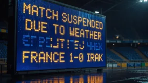 Coupe du monde 2026 : France-Irak interrompu deux heures par des orages à Philadelphie