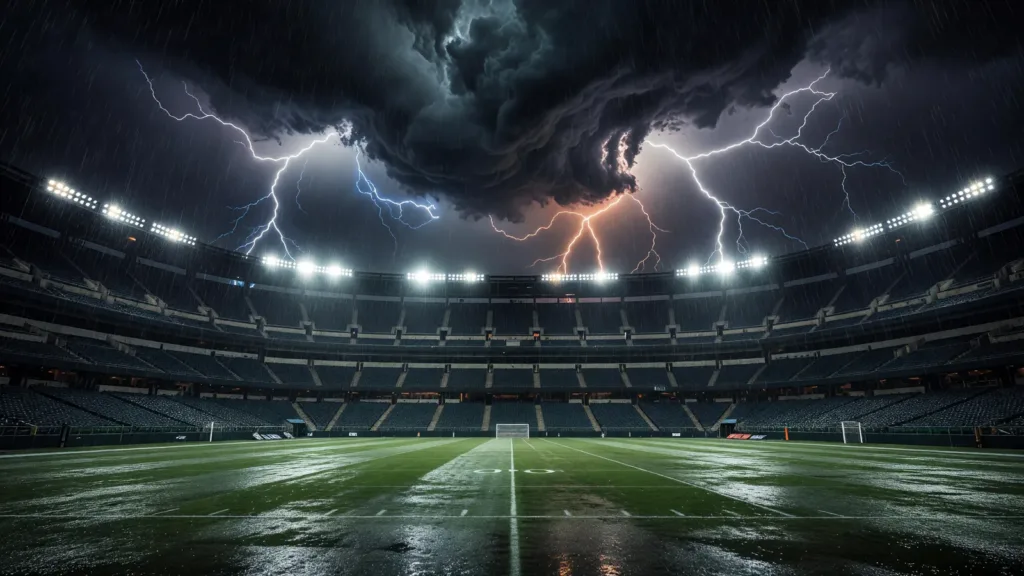 Coupe du monde 2026 : France - Irak suspendu 2h10 par un violent orage à Philadelphie