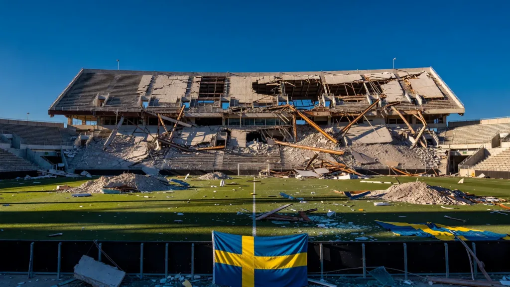 Coupe du monde 2026 : la Suède s'entraîne dans un stade en ruine à Dallas avant d'affronter les Bleus