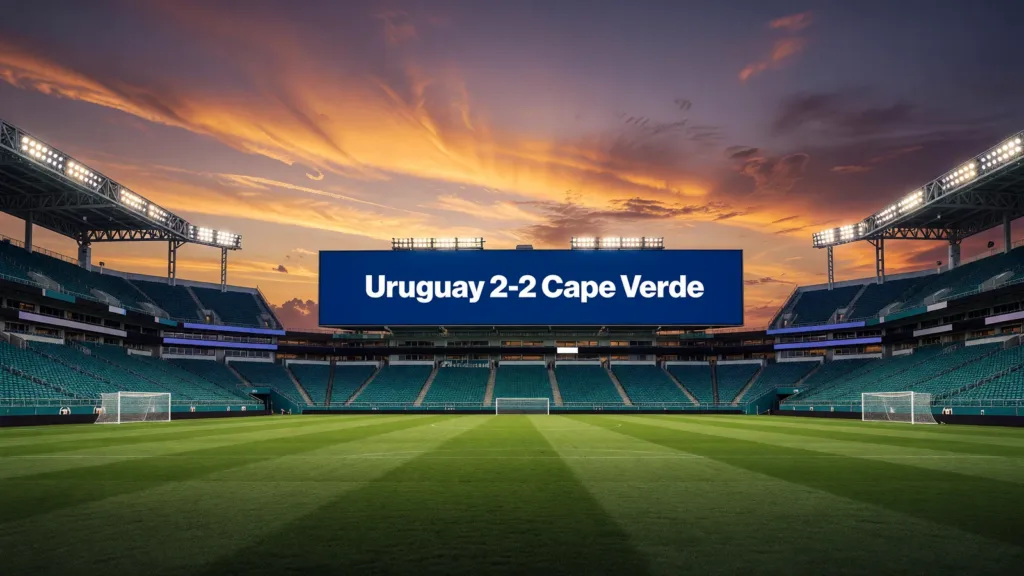 Coupe du monde 2026 : le Cap-Vert entre dans l'histoire en tenant l'Uruguay en échec