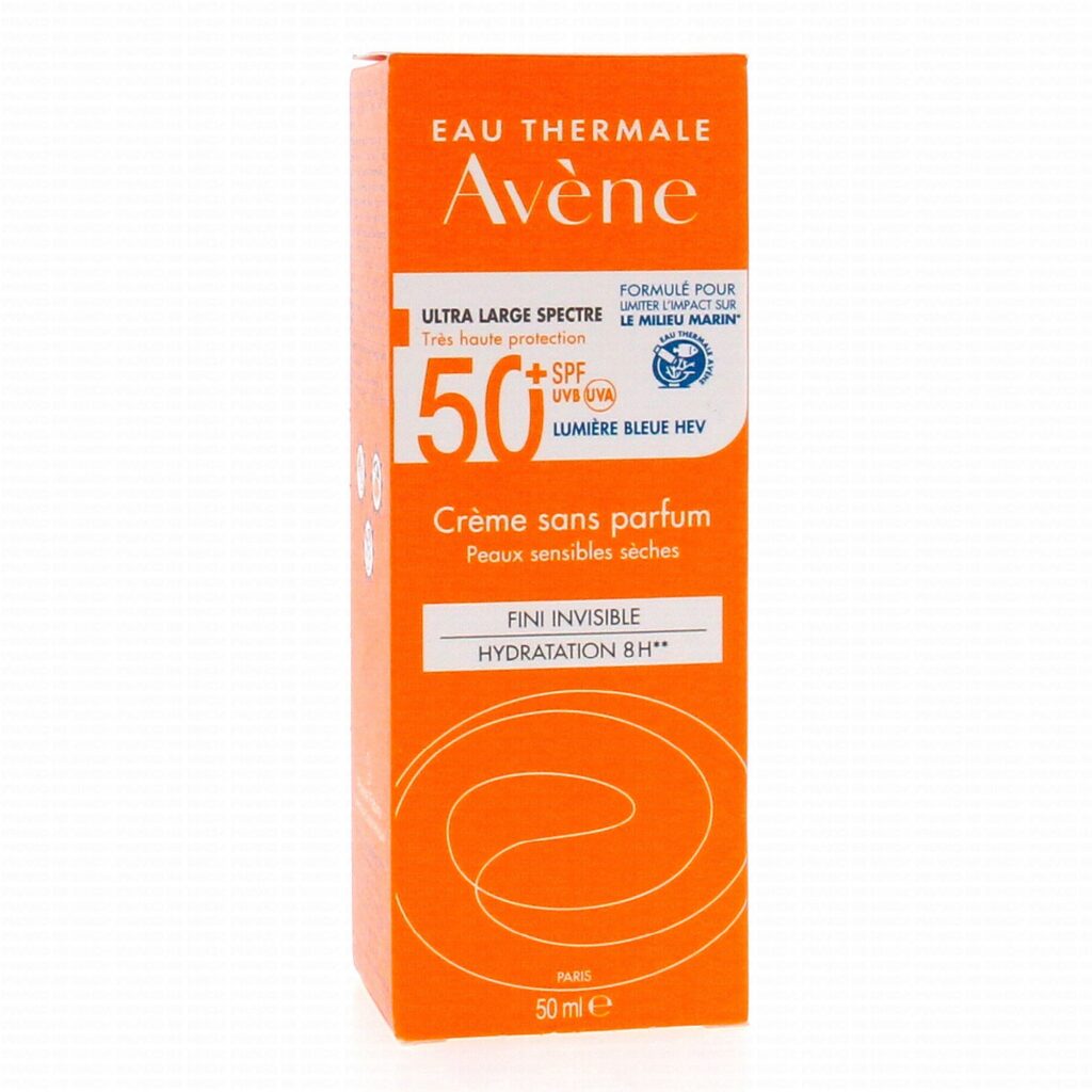 Crème Solaire Sans Parfum SPF50+