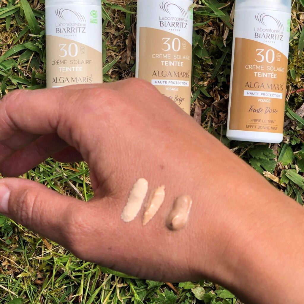 Crème Solaire Visage Teintée SPF30 Bio