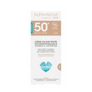 Crème Solaire Visage Teintée SPF50 Bio