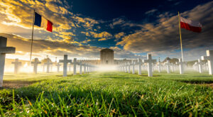 D-Day 82 : hommage aux 615 soldats polonais au cimetière d&rsquo;Urville-Langannerie