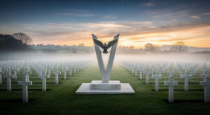 D-Day 82 : hommage aux 615 soldats polonais au cimetière d&rsquo;Urville-Langannerie