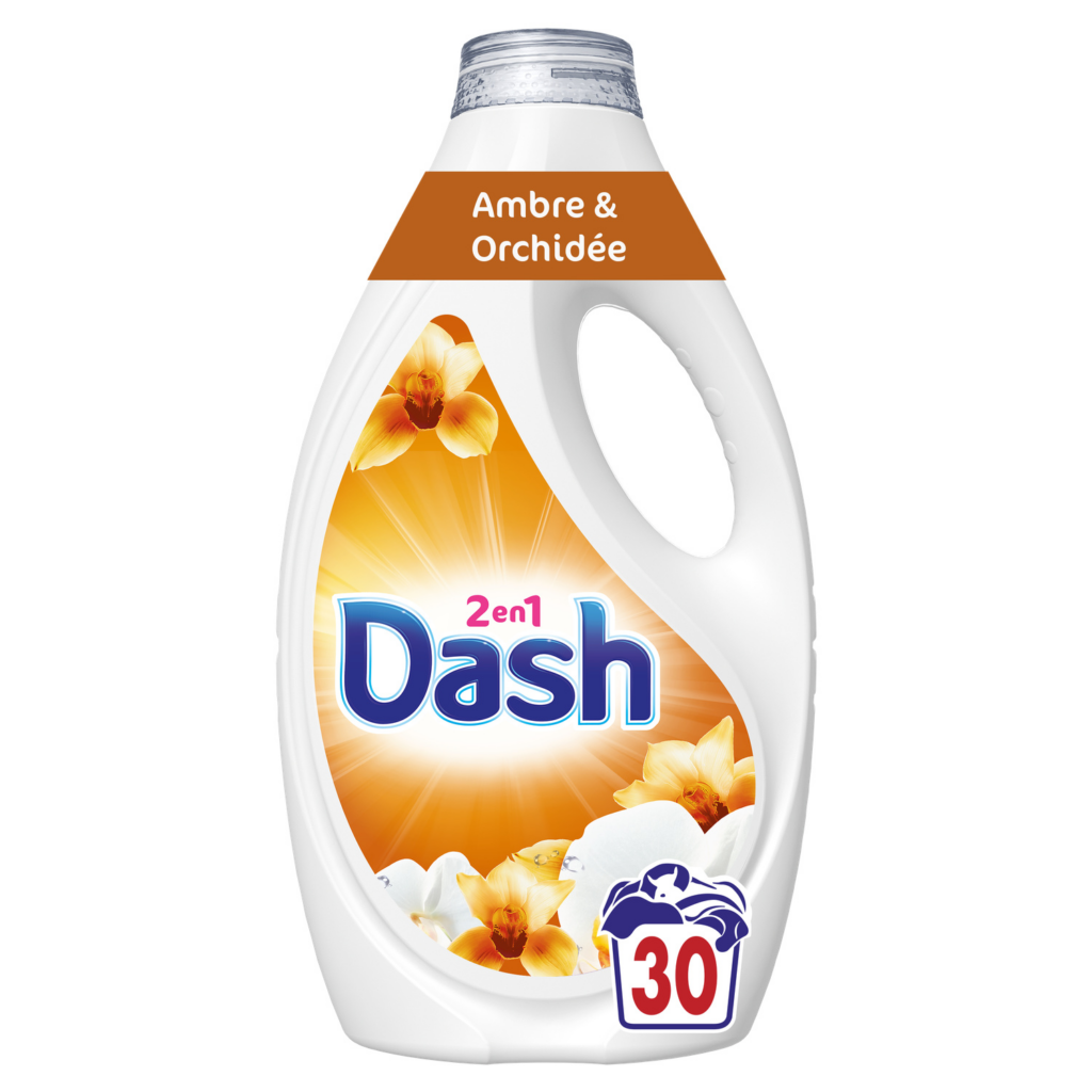 Dash Lessive Liquide Ambre et Orchidée