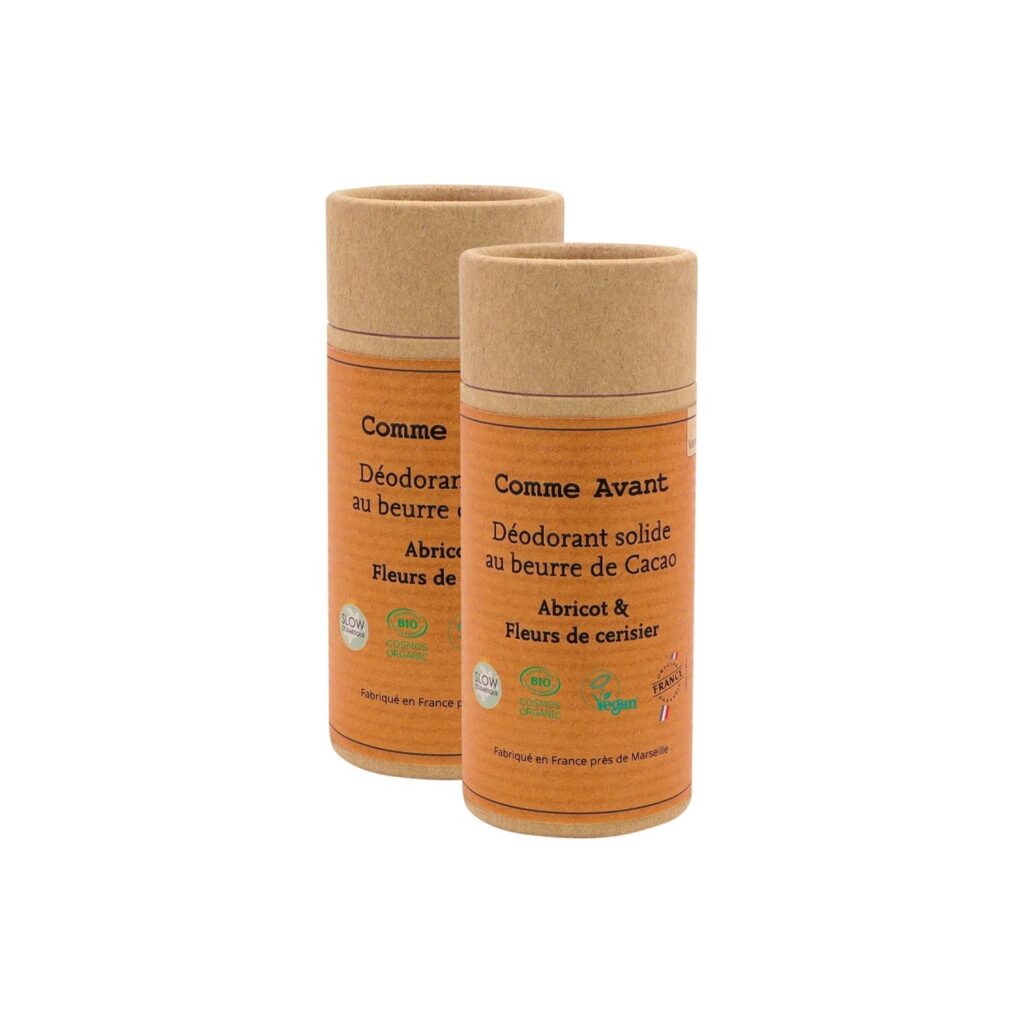 Déodorant solide Abricot et Fleurs de Cerisier