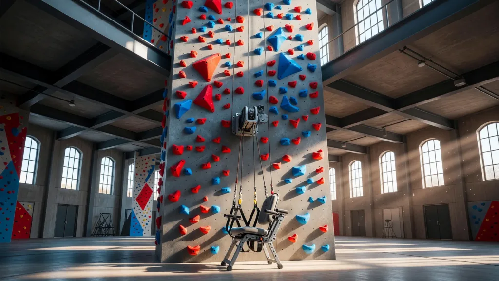 Deuil-la-Barre : inauguration du premier mur d'escalade inclusif du Val-d'Oise