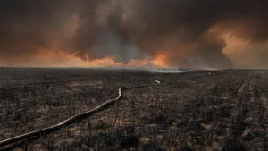 Dix incendies en quelques heures dans le Loiret : 68 hectares brûlés, trafic ferroviaire interrompu