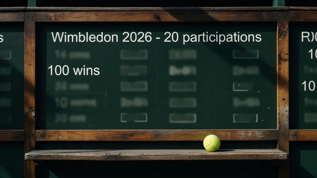 Djokovic rejoint Federer : le record de participations à Wimbledon égalé