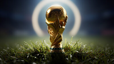 Dole : Robert Pirès fait un tour d'honneur avec la Coupe du monde lors du match de gala caritatif