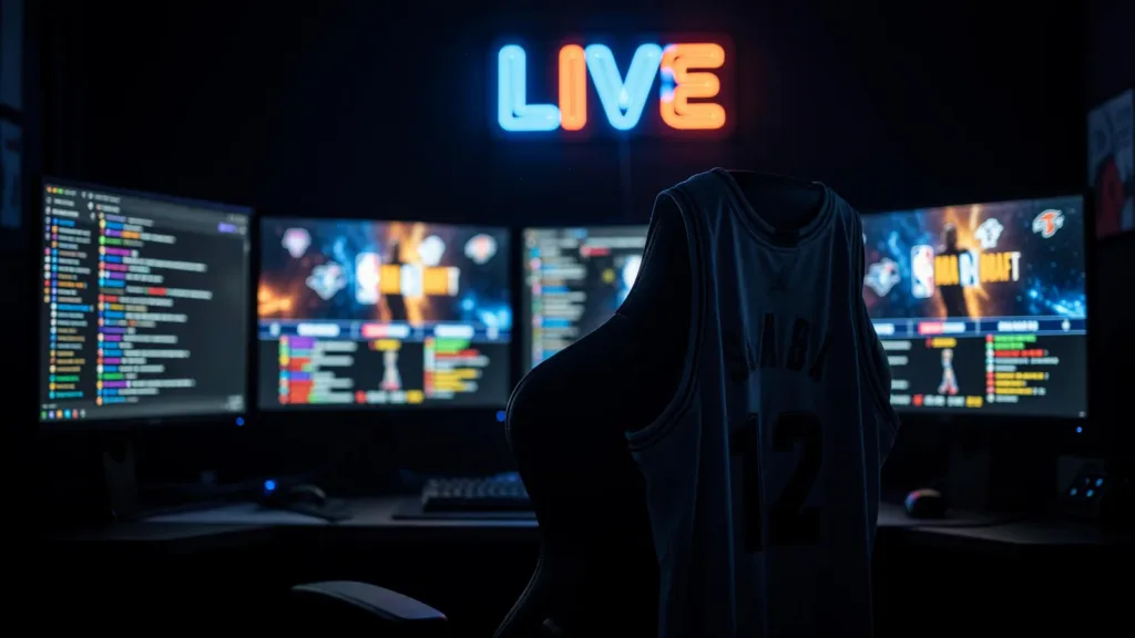 Draft NBA 2026 : TrashTalk et toute la nuit bleue sur Twitch