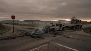 Drame de la route aux Nouillers : un couple de Matha tué dans une collision suivie d'un embrasement