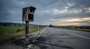 Drôme : le radar de la RD532 à Chatuzange-le-Goubet incendié pour la troisième fois