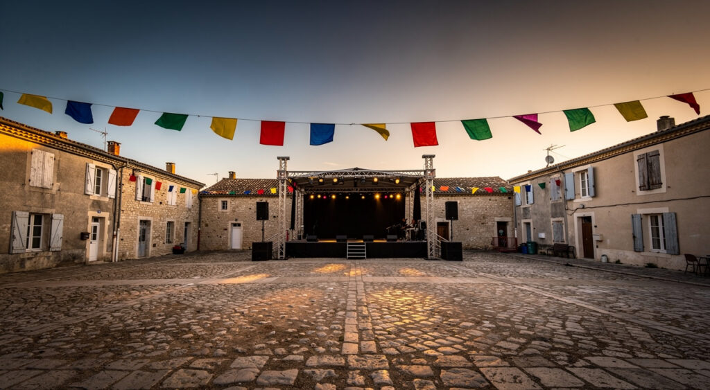 Durenque (Aveyron) : un habitant sur cinq mobilisé pour le premier festival Roupeyrock