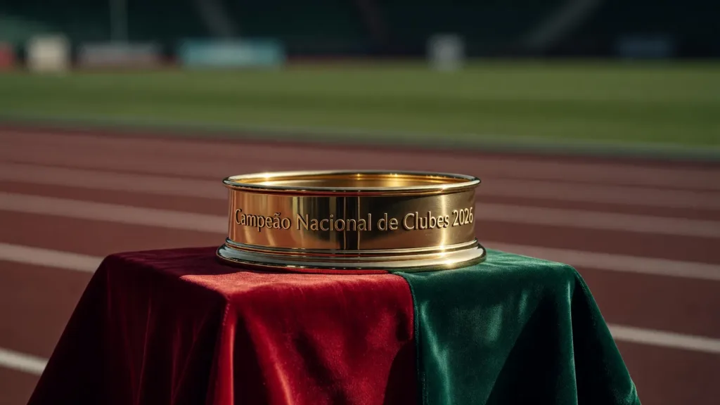 Emmanuel Eseme champion du Portugal des clubs d'athlétisme avec le Sporting