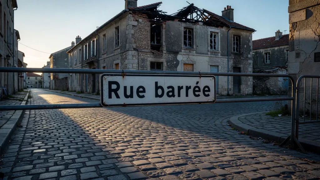 Épernay : la rue Pierre Semard toujours fermée après l'incendie de la discothèque Le 14