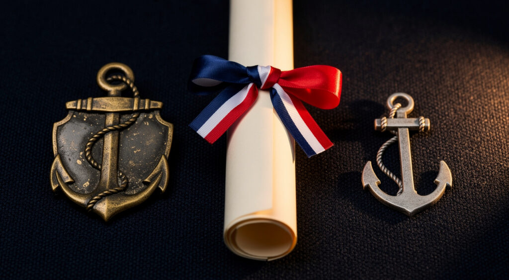 Épinal : cérémonie place Foch pour les 400 ans de la Marine, diplômes remis aux stagiaires PMM