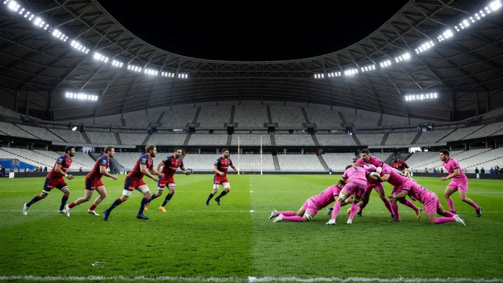 Essai de Kerr-Barlow : le Stade Français recolle à 10-10 face à Montpellier