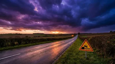Eure : vigilance jaune orages jusqu&rsquo;à 4h mardi, prudence sur les routes