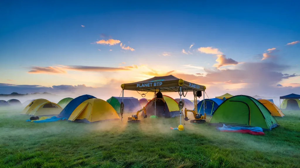 Eurockéennes de Belfort 2026 : Bâtiment CFA BFC et CAPEB de retour au camping avec PLANET BTP