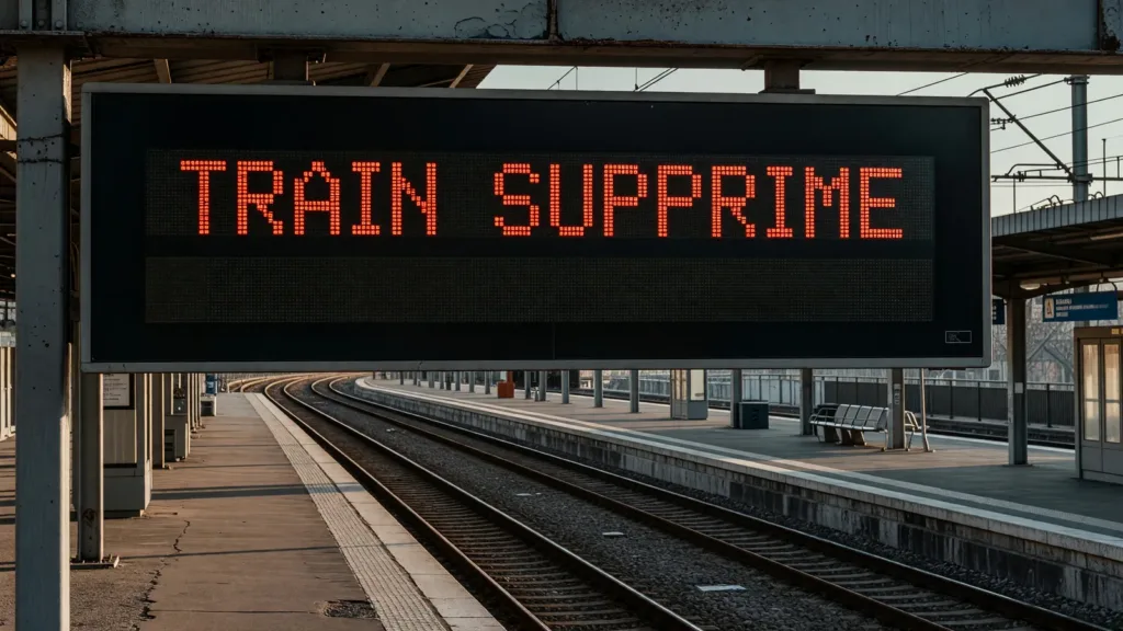 Évry-Courcouronnes : suppressions de départs T12 cet après-midi pour indisponibilité du personnel