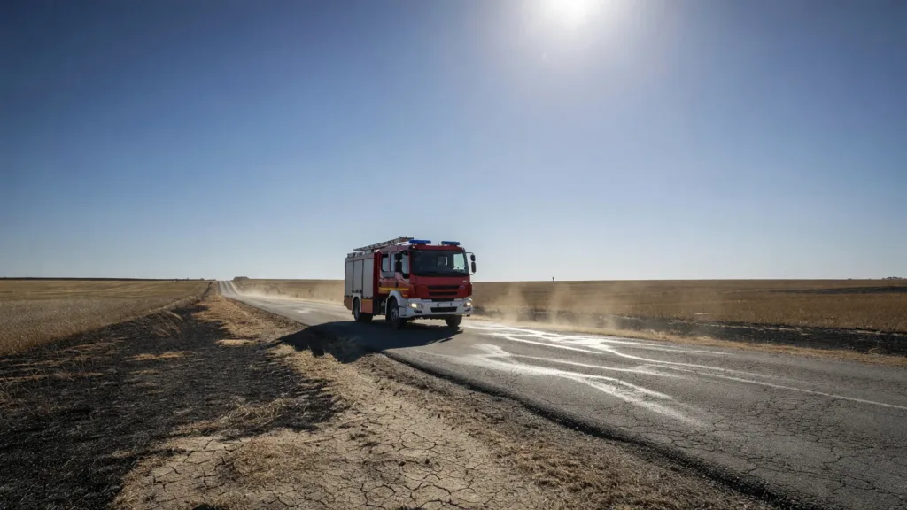 Feux de forêt : le SDIS de l'Ain engage une colonne de renfort dans l'Allier