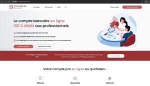 Page d accueil du site Fiducial Banque, banque en ligne pour professionnels