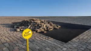 Foix : pavés retirés et barrières louées pour sécuriser l&rsquo;arrivée du Tour de France le 7 juillet