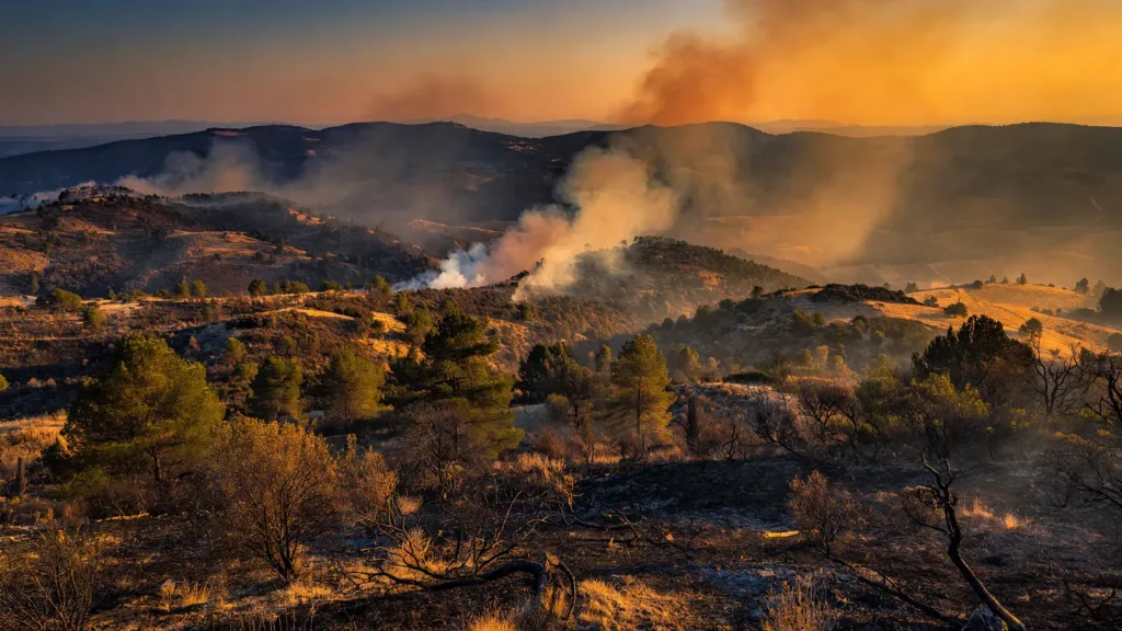 Forcalquier : un incendie maîtrisé protège une dizaine d'habitations, quatre intoxiqués