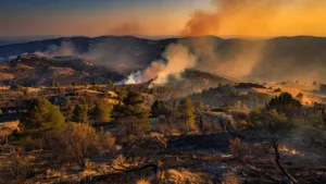 Forcalquier : un incendie maîtrisé protège une dizaine d'habitations, quatre intoxiqués