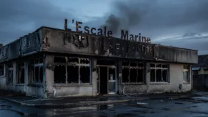 Fort-de-France : un incendie ravage le restaurant L&rsquo;Escale Marine à Rivière-Roche