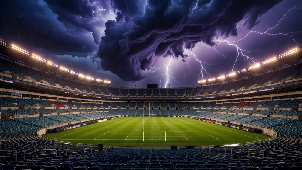 France-Irak : 131 minutes d'interruption, l'orage qui a glacé les Bleus à Philadelphie