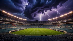 France-Irak : 131 minutes d&rsquo;interruption, l&rsquo;orage qui a glacé les Bleus à Philadelphie