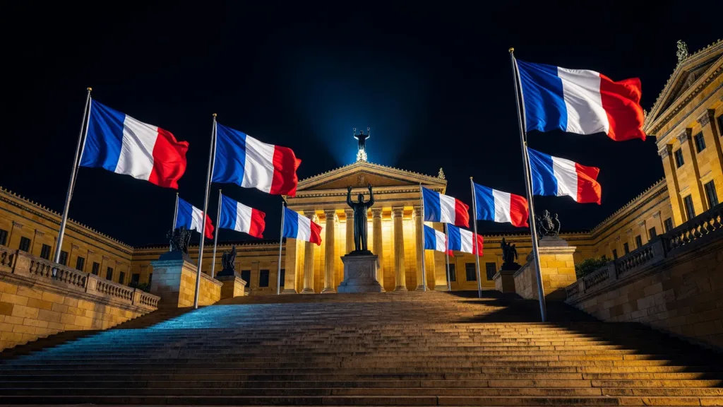 France - Irak : les supporters des Bleus fêtent aux Rocky Steps, un appel à ne pas défier la malédiction