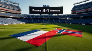 France-Norvège (4-1) : Deschamps entre dans la légende grâce au triplé de Dembélé