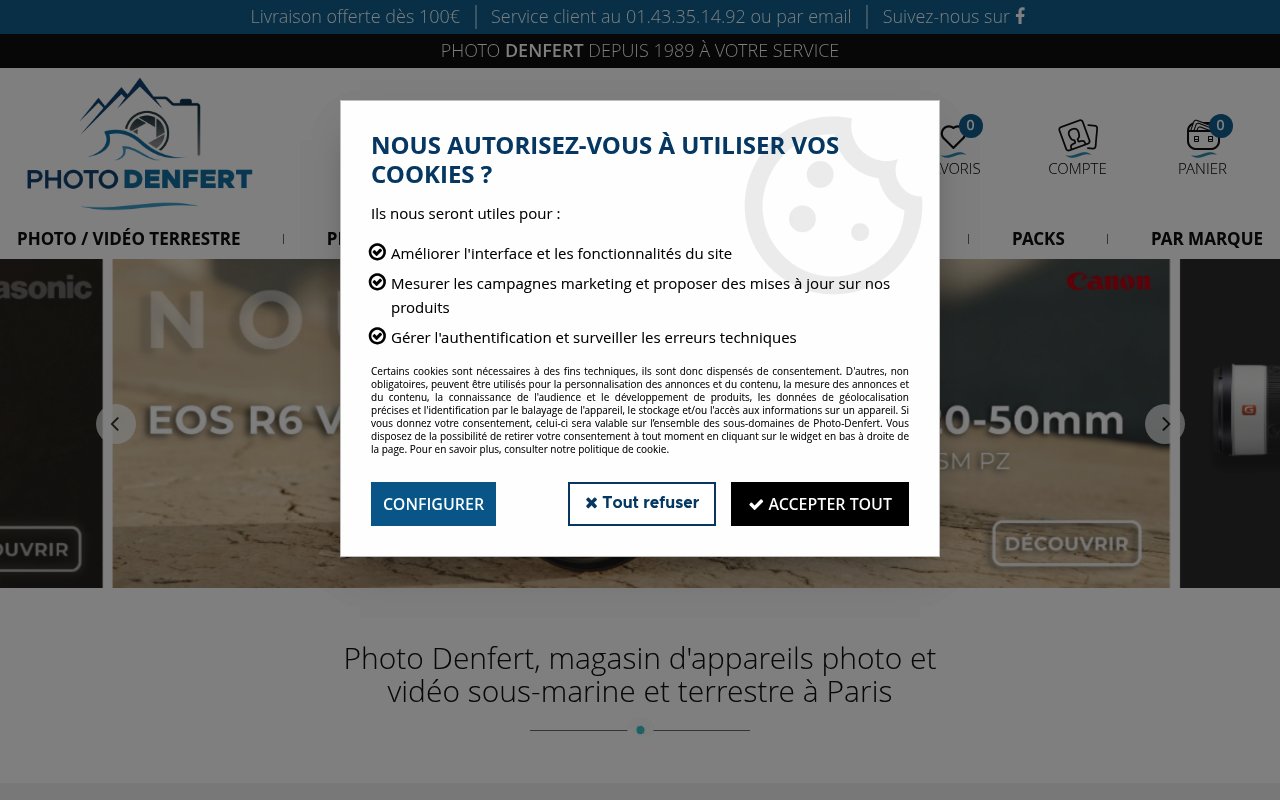 Apercu du site Photo Denfert