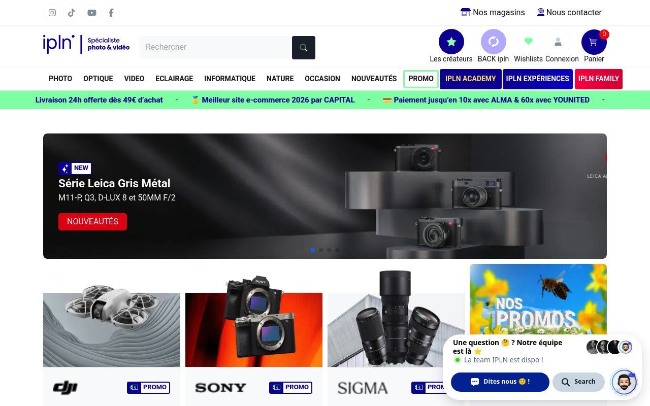 Apercu du site IPLN