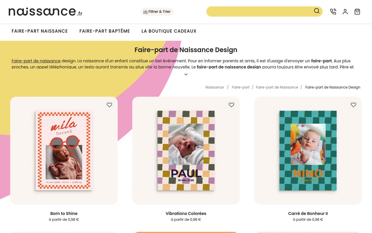 Apercu du site Naissance.fr