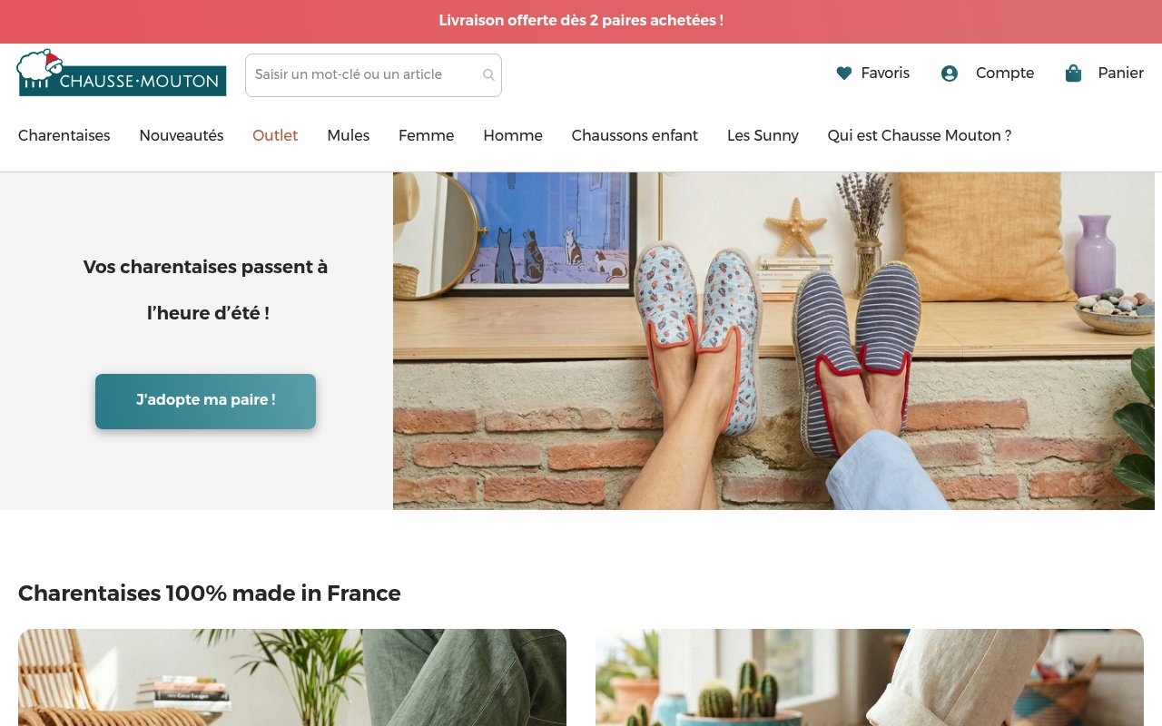Apercu du site Chausse Mouton