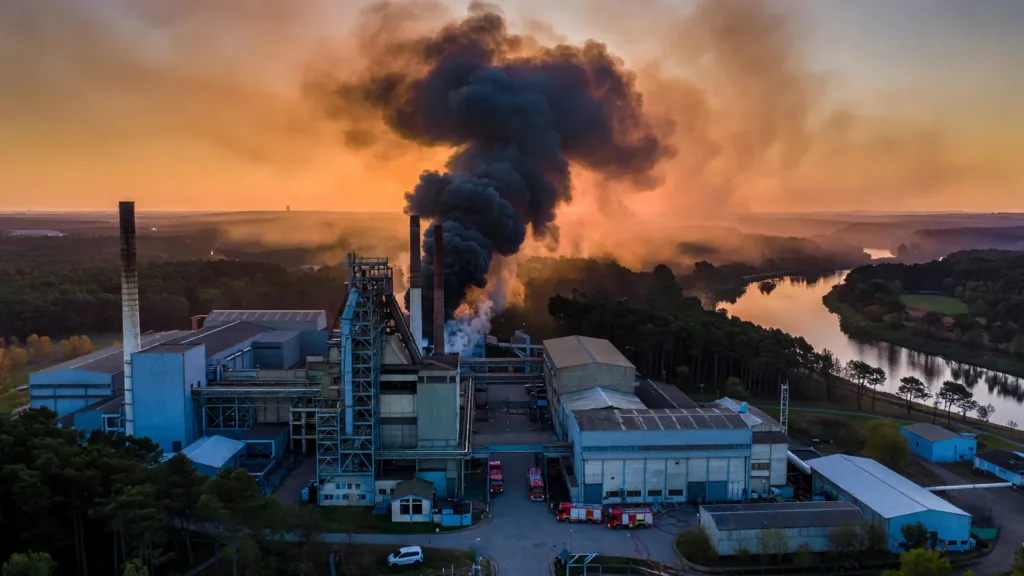 Gironde : l'incendie de l'usine Smurfit Westrock à Biganos fixé après une mobilisation exceptionnelle