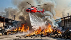 Gironde : un important incendie mobilise les pompiers à l&rsquo;usine Smurfit de Biganos
