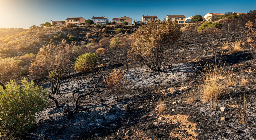 Grabels : départ de feu de végétation maîtrisé à La Valsière (1 000 m²)