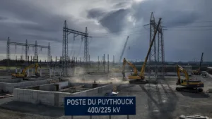 Grande-Synthe : pose de la première pierre du poste électrique du Puythouck par le préfet du Nord