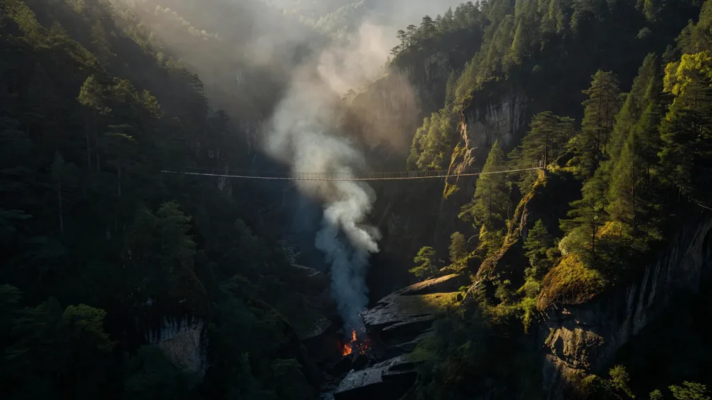 Grazac : un incendie dans les gorges du Lignon mobilise 25 pompiers