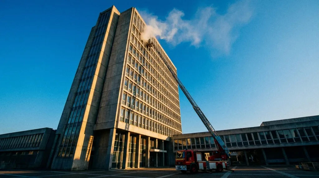 Grenoble : fumée blanche à l&rsquo;Hôtel de Ville, c&rsquo;était un exercice pompiers