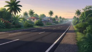 Guadeloupe : un homme de 43 ans hospitalisé après plusieurs tonneaux sur la RN1