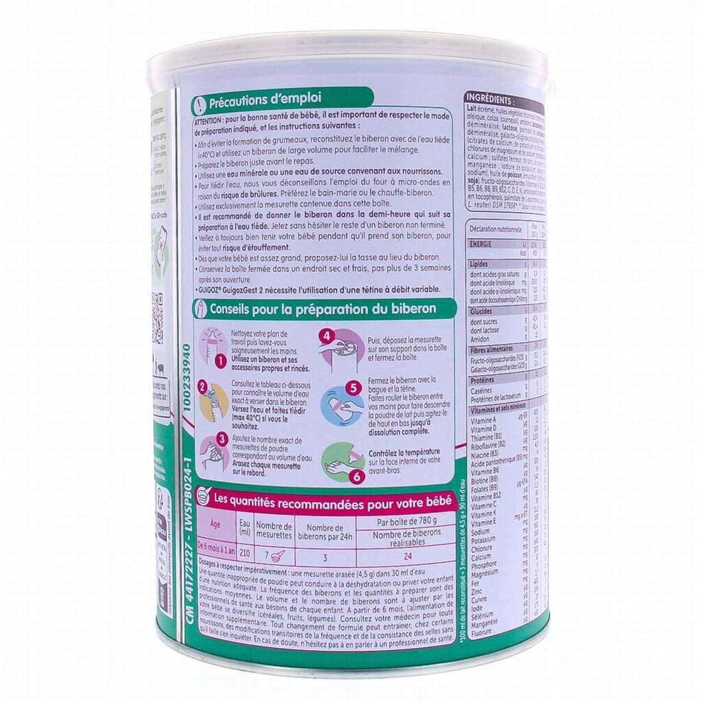 Guigoz Gest 2 2ème âge 780g
