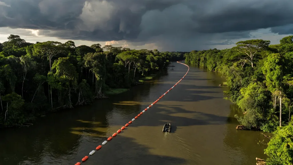 Guyane : le barrage anti-orpaillage de Camopi installé et opérationnel, confirme le gouvernement