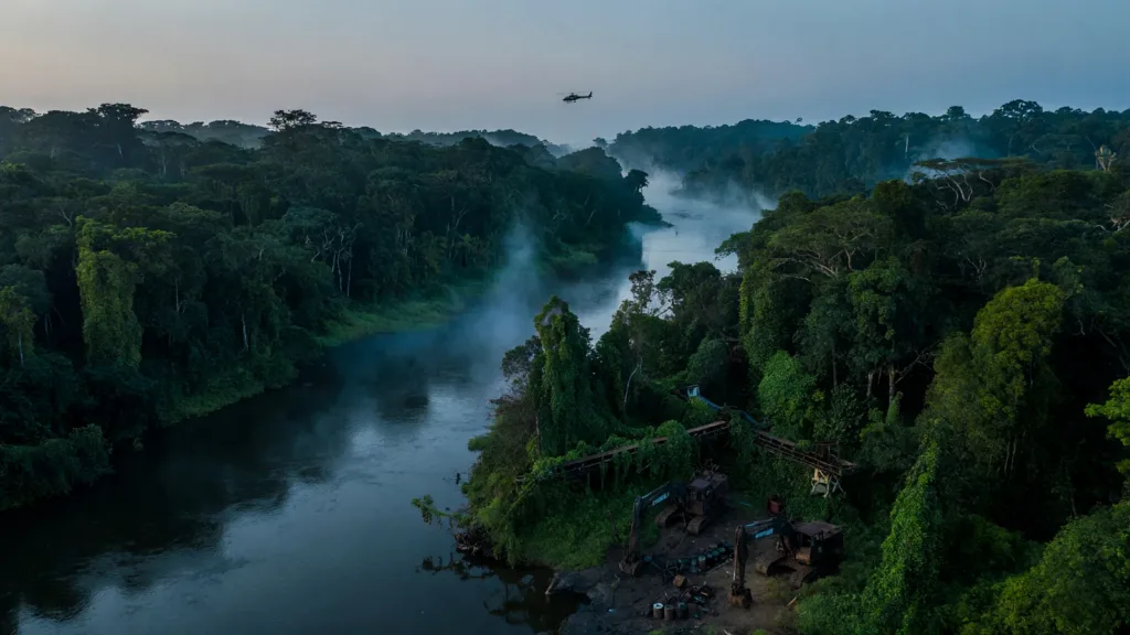 Guyane : opération héliportée du 9e RIMa et du GIGN contre l'orpaillage illégal
